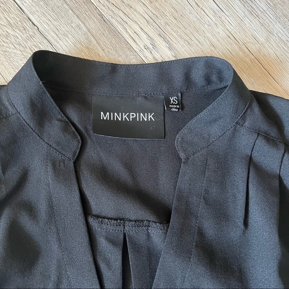 Minkpink Extreme High Low Sleeveless Button Blouse - Picture 4 of 8